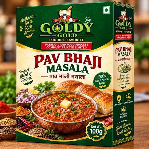 Goldy Gold Pav Bhaji Masala 100 g box